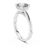 Gold Ring DDLR-163, White Gold, view 1