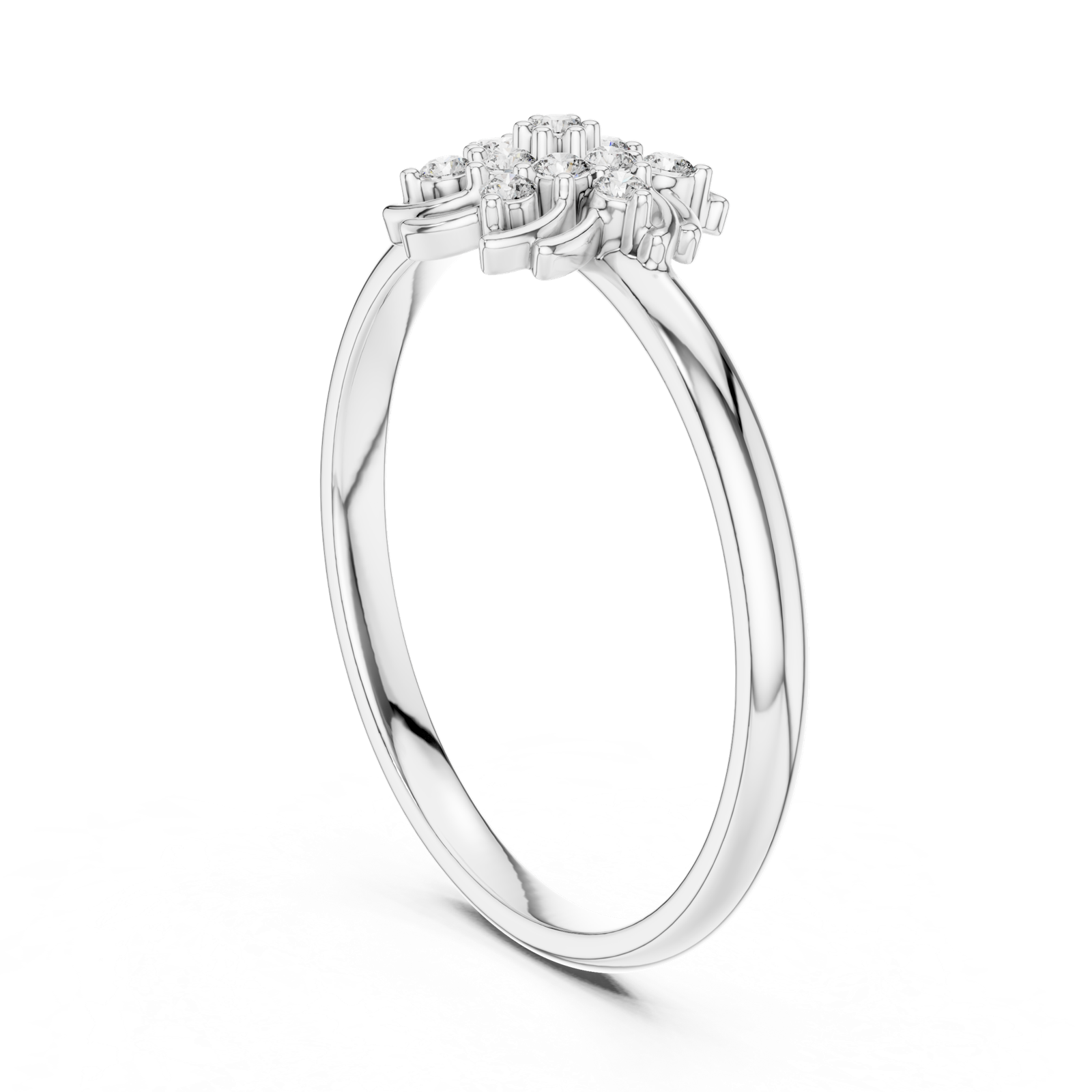 Gold Ring 1 (422), White Gold