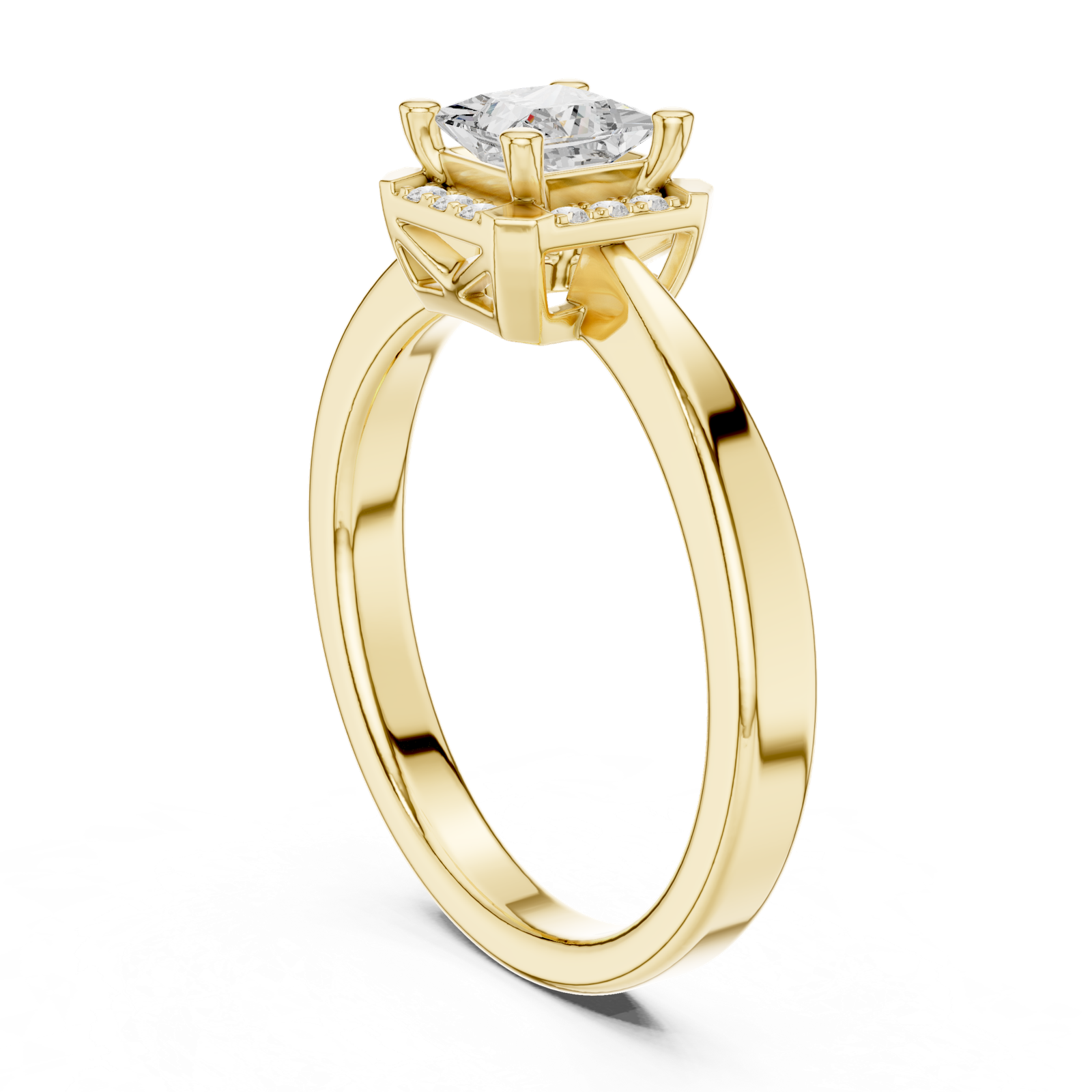 Gold Ring DDLR-492, Yellow Gold
