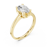 Gold Ring DDLR-446, Yellow Gold, view 2