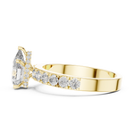 Gold Ring LR-0173, Yellow Gold, view 3