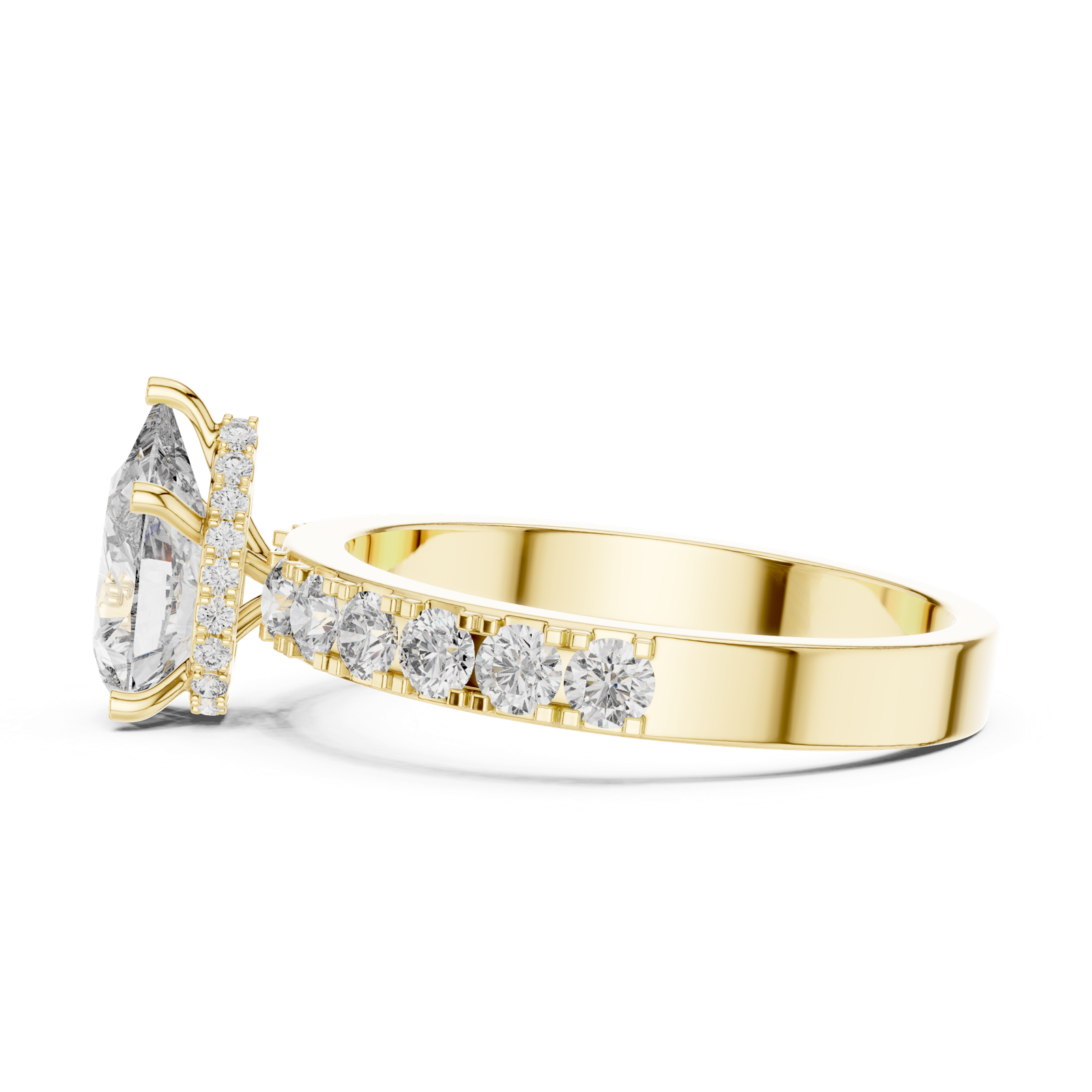 Gold Ring LR-0173, Yellow Gold, view 3