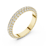 Gold Ring DDLR-213, Yellow Gold, view 2