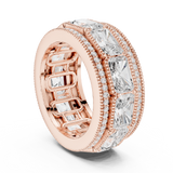 Gold Ring DDLR-308, Rose Gold, view 1
