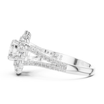 Gold Ring DDLR-011, White Gold, view 3