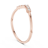Gold Ring HLR-199, Rose Gold, view 1