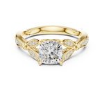 Gold Ring DDLR-932, Yellow Gold, view 4