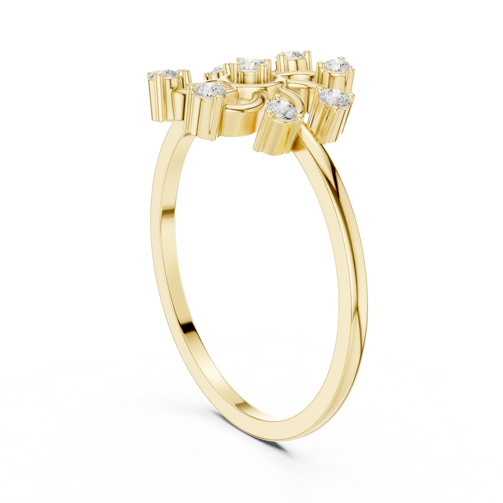 Gold Ring DDLR-635, Yellow Gold