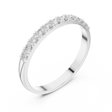 Gold Ring HLR-86, White Gold, view 2