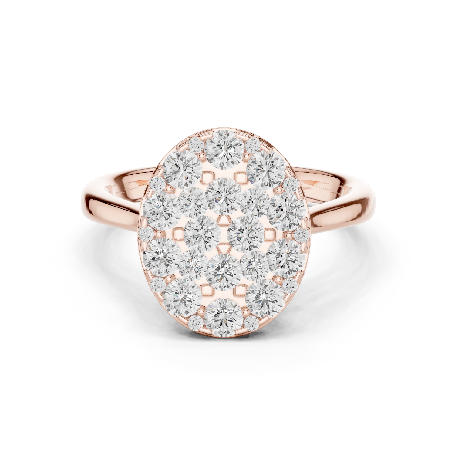 Gold Ring DDLR-783, Rose Gold