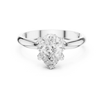 Gold Ring DDLR-1059, White Gold, view 4