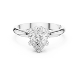 Gold Ring DDLR-1059, White Gold, view 4