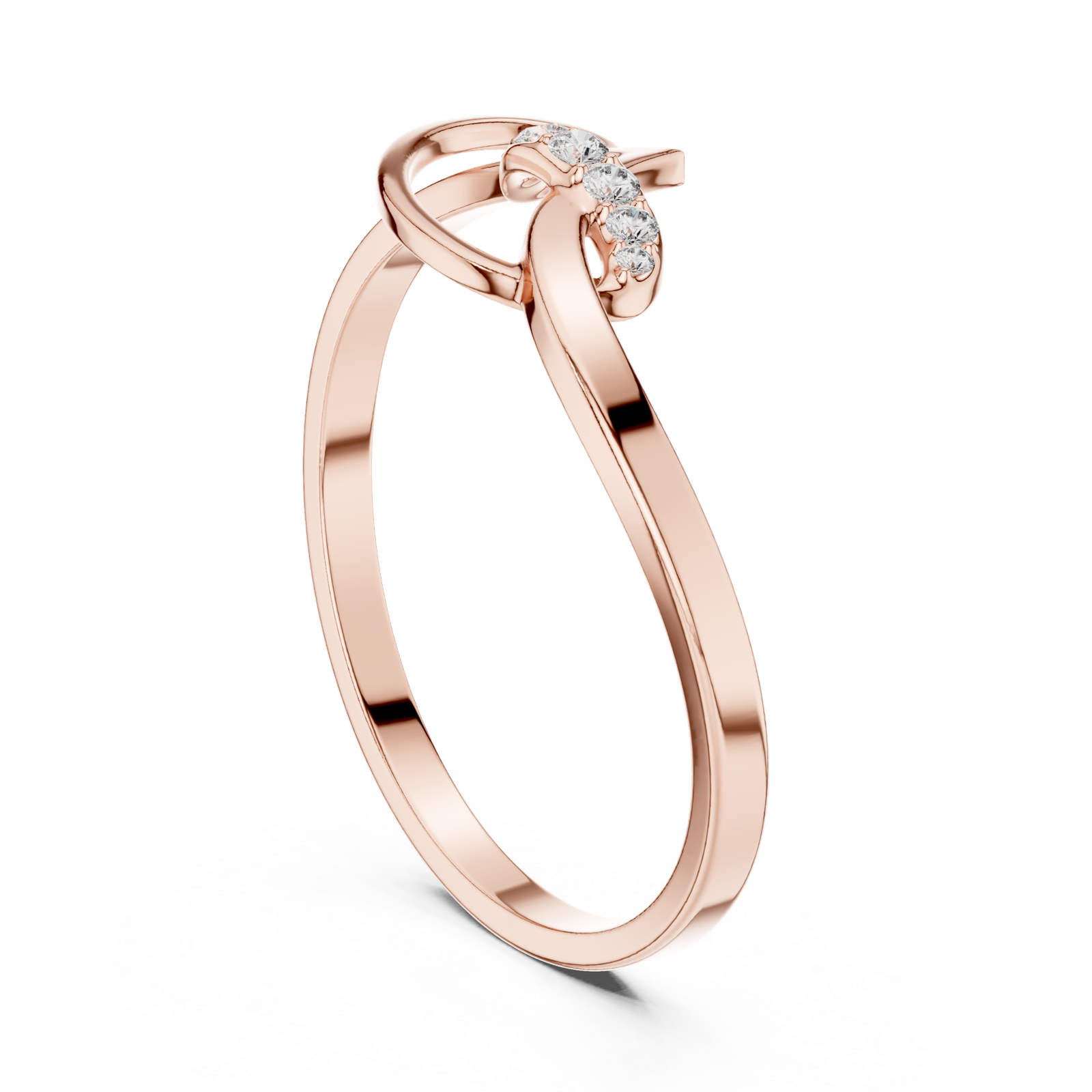 Gold Ring 1 (158), Rose Gold