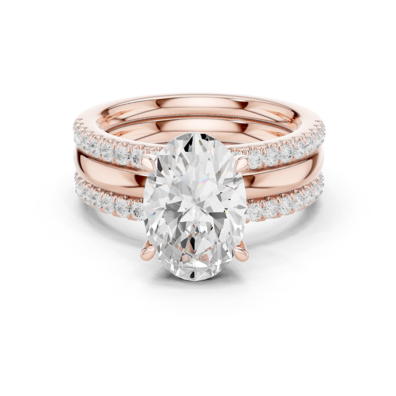 Gold Ring DDLR-948, Rose Gold