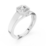 Gold Ring SBMR(23, White Gold, view 2