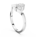 Gold Ring 00001L (50), White Gold, view 1