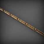 Gold Cuban Chain L38-603, Yellow Gold