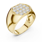 Gold Ring SBMR(40), Yellow Gold, view 2
