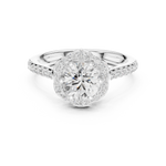 Gold Ring DDLR-677, White Gold, view 4