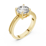 Gold Ring LR-0024, Yellow Gold, view 2