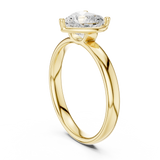 Gold Jewelry L36-10, Heart center stone, Yellow Gold, view 1