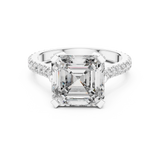 Gold Ring DDLR-194, White Gold, view 4