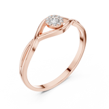Gold Ring 1 (168), Rose Gold, view 2