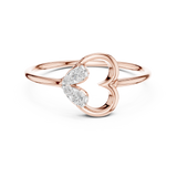 Gold Ring 12-10039@L, Rose Gold