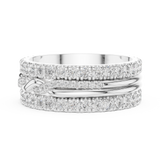Gold Ring DDLR-234, White Gold, view 3