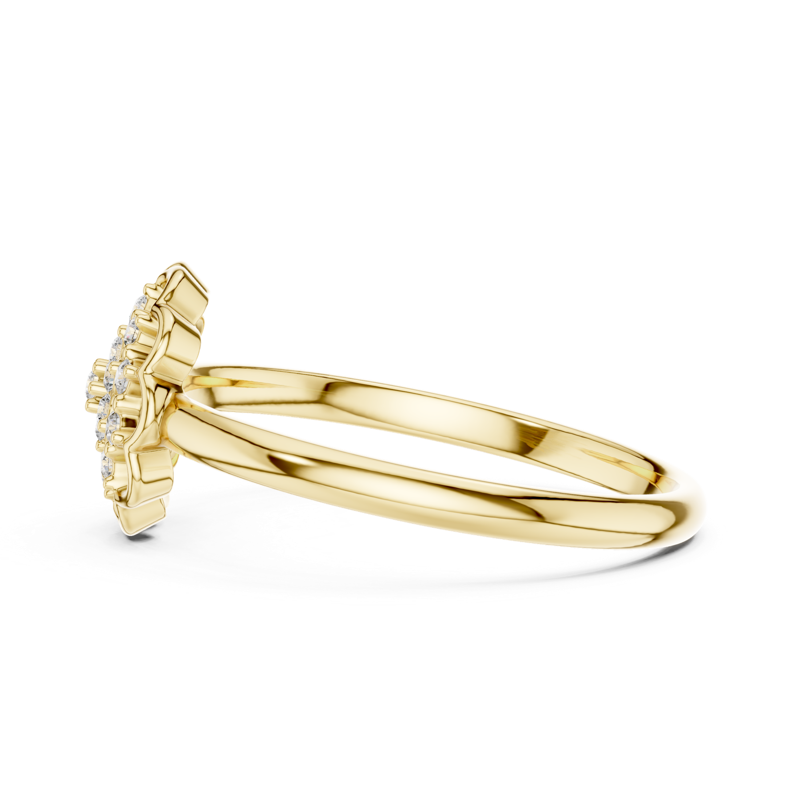 Gold Ring LR-01 (99), Yellow Gold, view 3