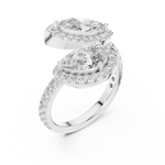 Gold Pendant 9-10007L_14, White Gold, view 2