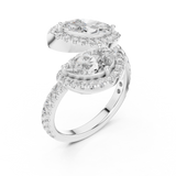 Gold Pendant 9-10007L_14, White Gold, view 2