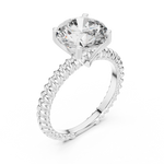 Gold Ring LR-0026, White Gold, view 2