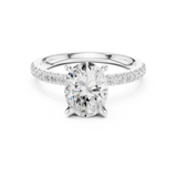 Gold Ring DDLR-1013, White Gold, view 4
