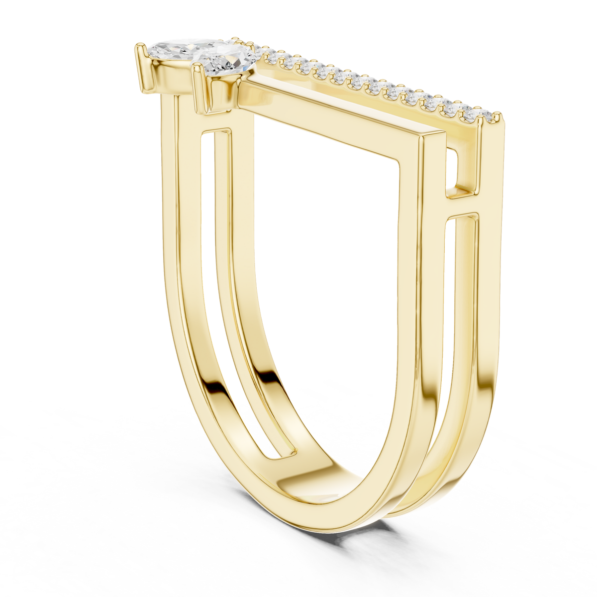 Gold Ring SBWR(21), Yellow Gold, view 1