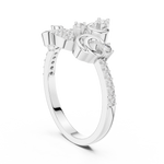 Gold Ring LR-01 (76), White Gold