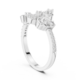 Gold Ring LR-01 (76), White Gold
