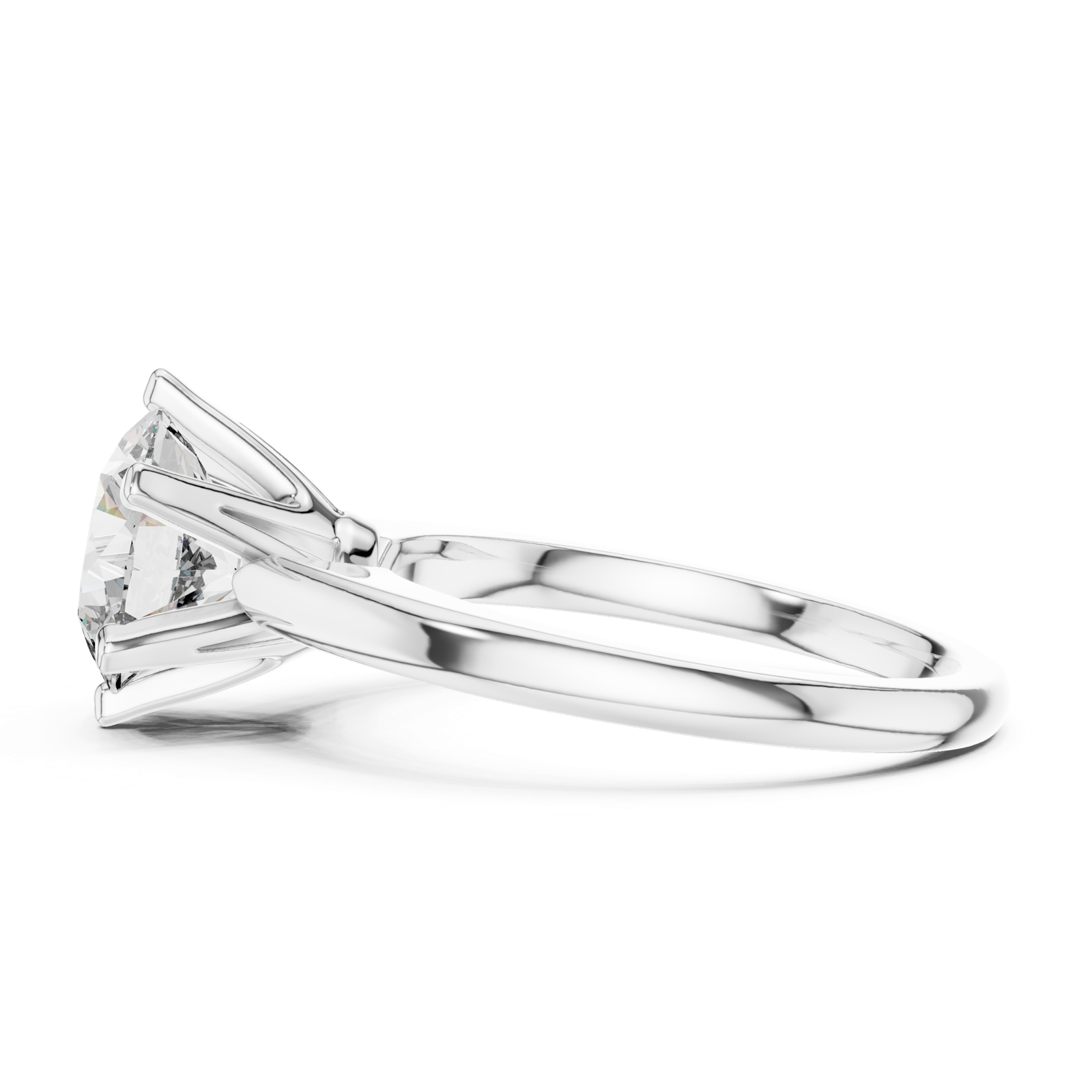 Gold Ring 00001L (36), White Gold, view 3