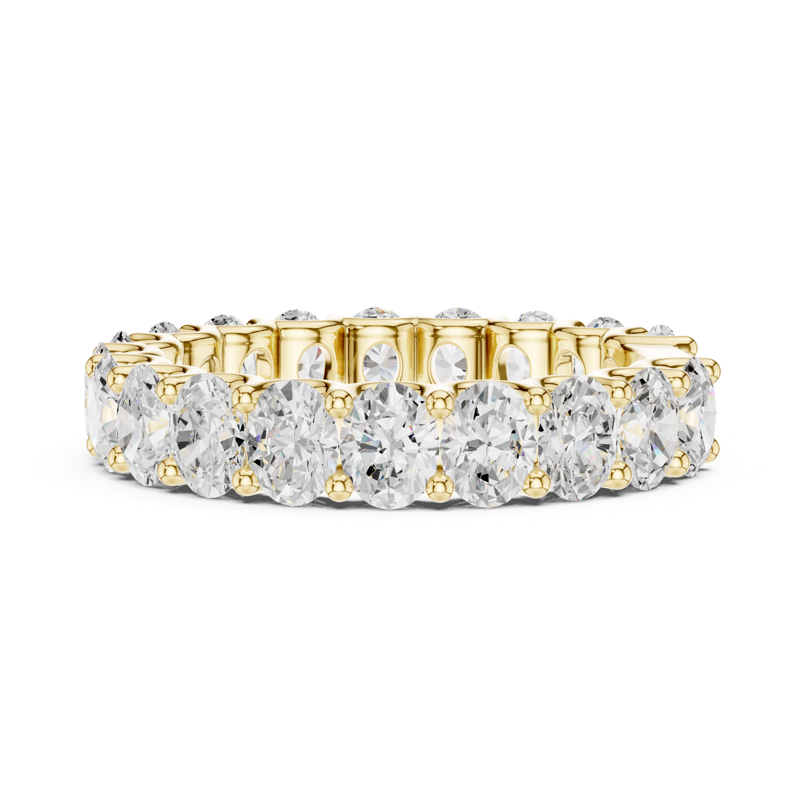 Gold Ring DDLR-695, Yellow Gold, view 3