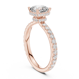 Gold Ring DDLR-873, Rose Gold, view 1