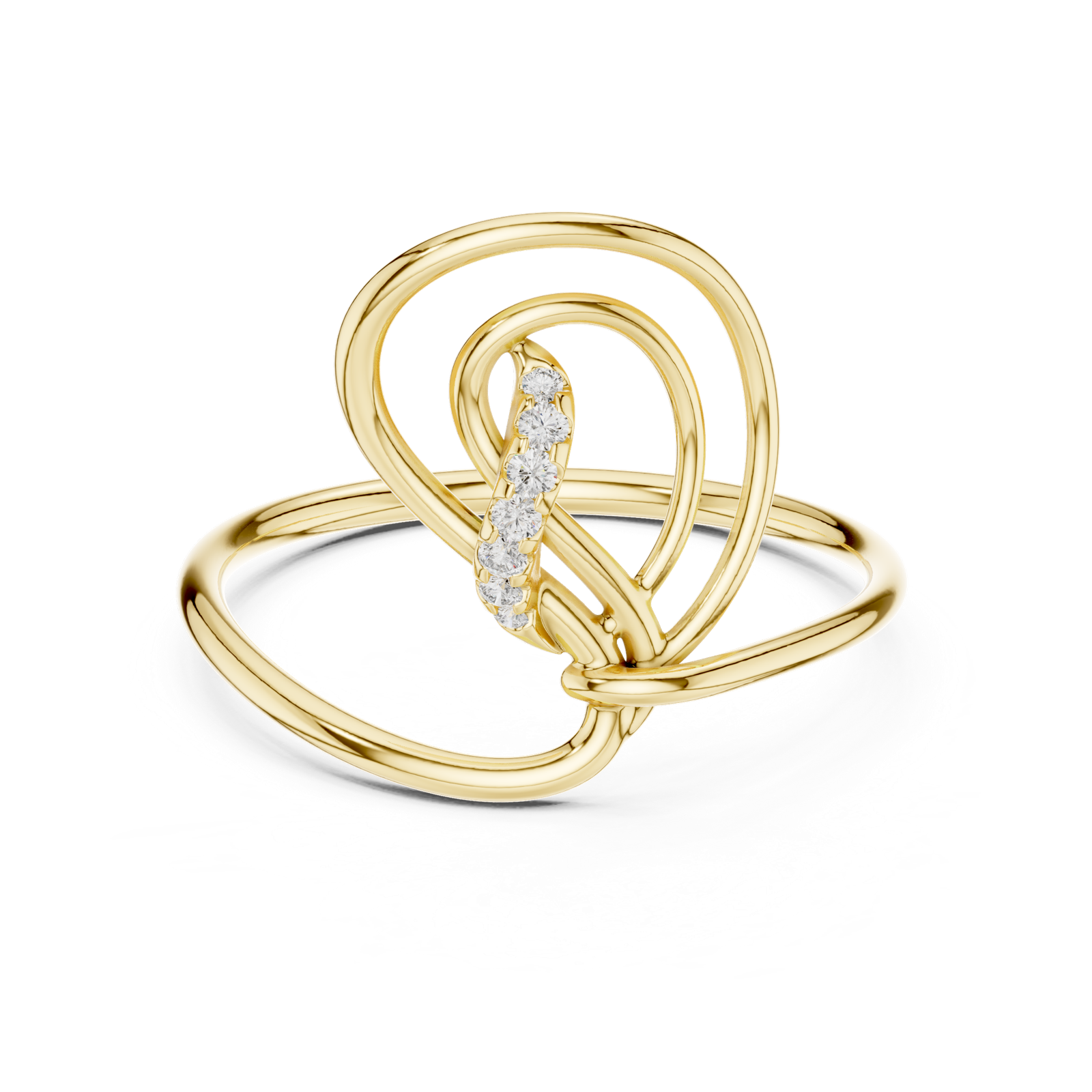 Gold Ring 1 (153), Yellow Gold, view 4