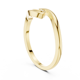 Gold Ring DDLR-811, Yellow Gold, view 1