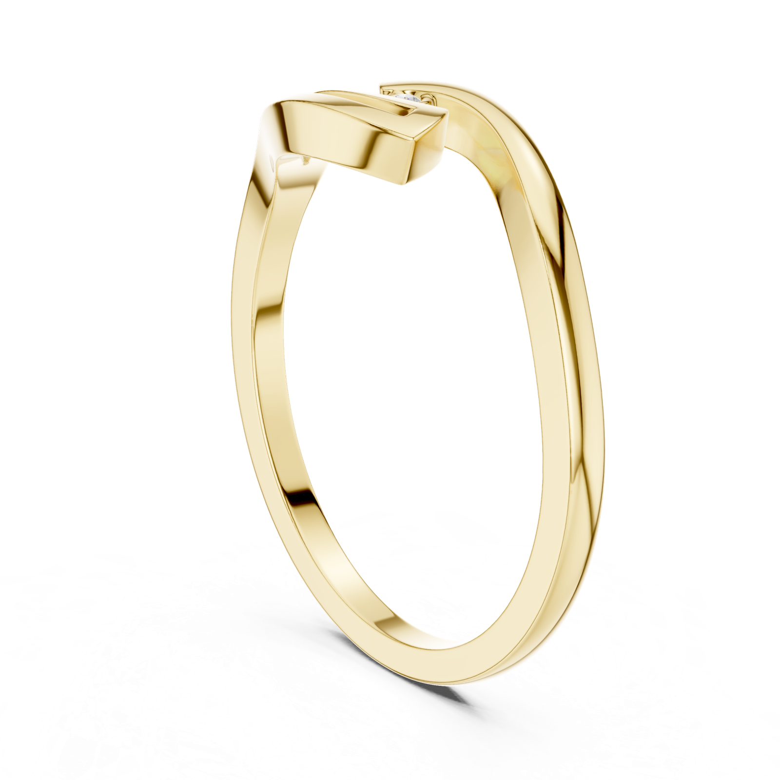 Gold Ring DDLR-811, Yellow Gold, view 1