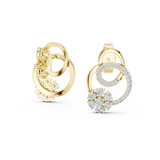 Gold Earrings 12-10029@E, Yellow Gold, view 1