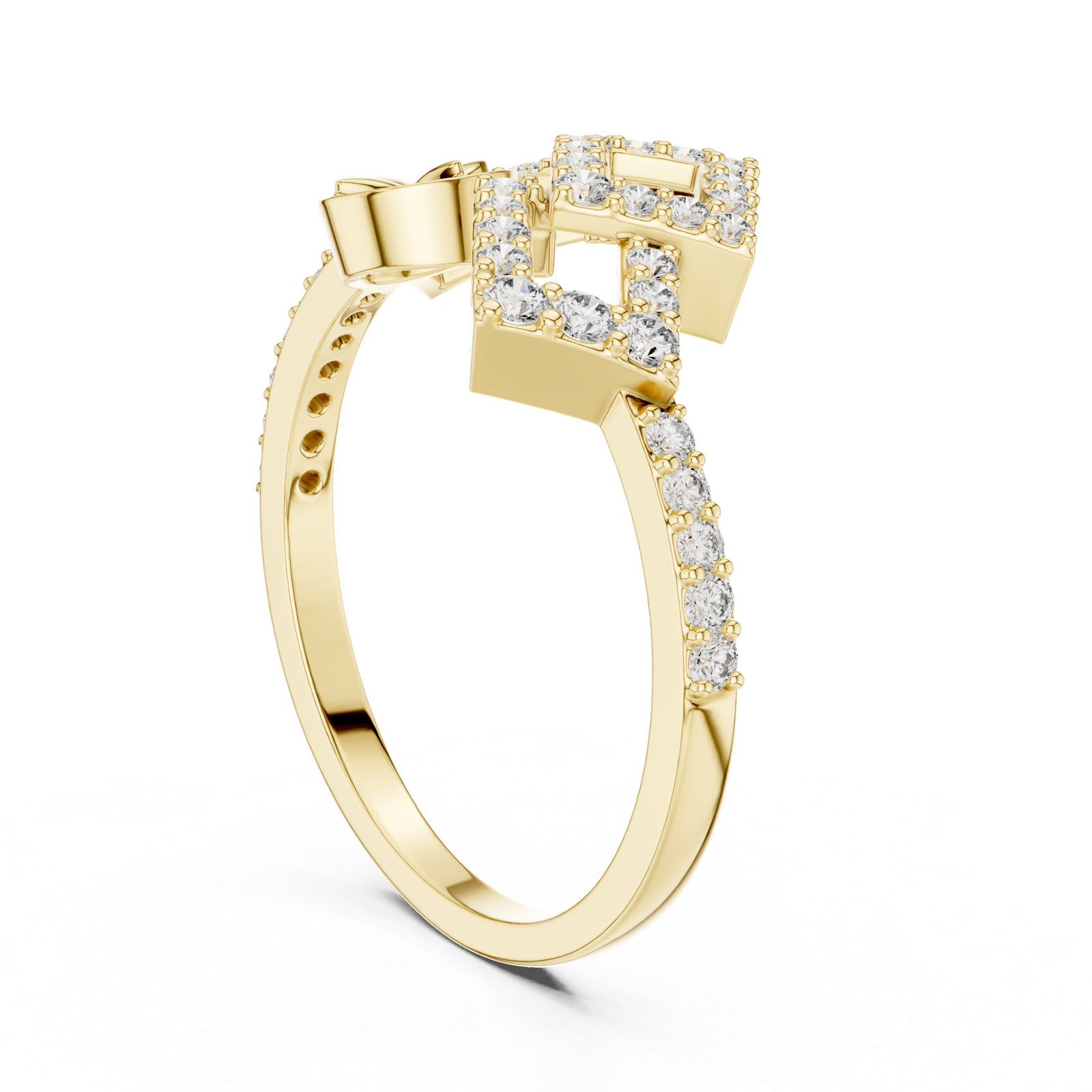 Gold Ring LR-01 (58), Yellow Gold