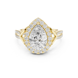 Gold Ring DDLR-397, Yellow Gold, view 4