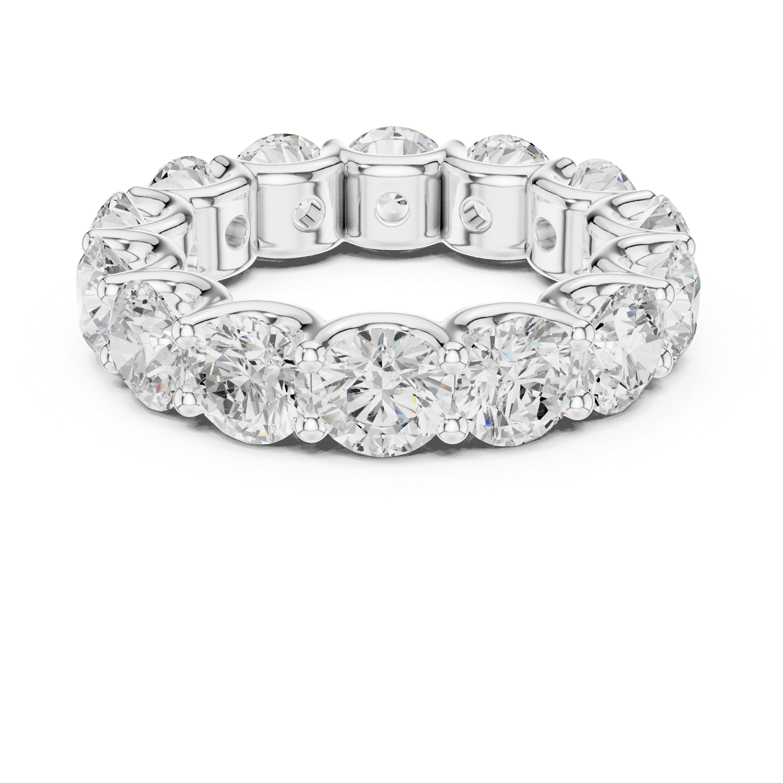 Gold Ring DDLR-662, White Gold, view 4