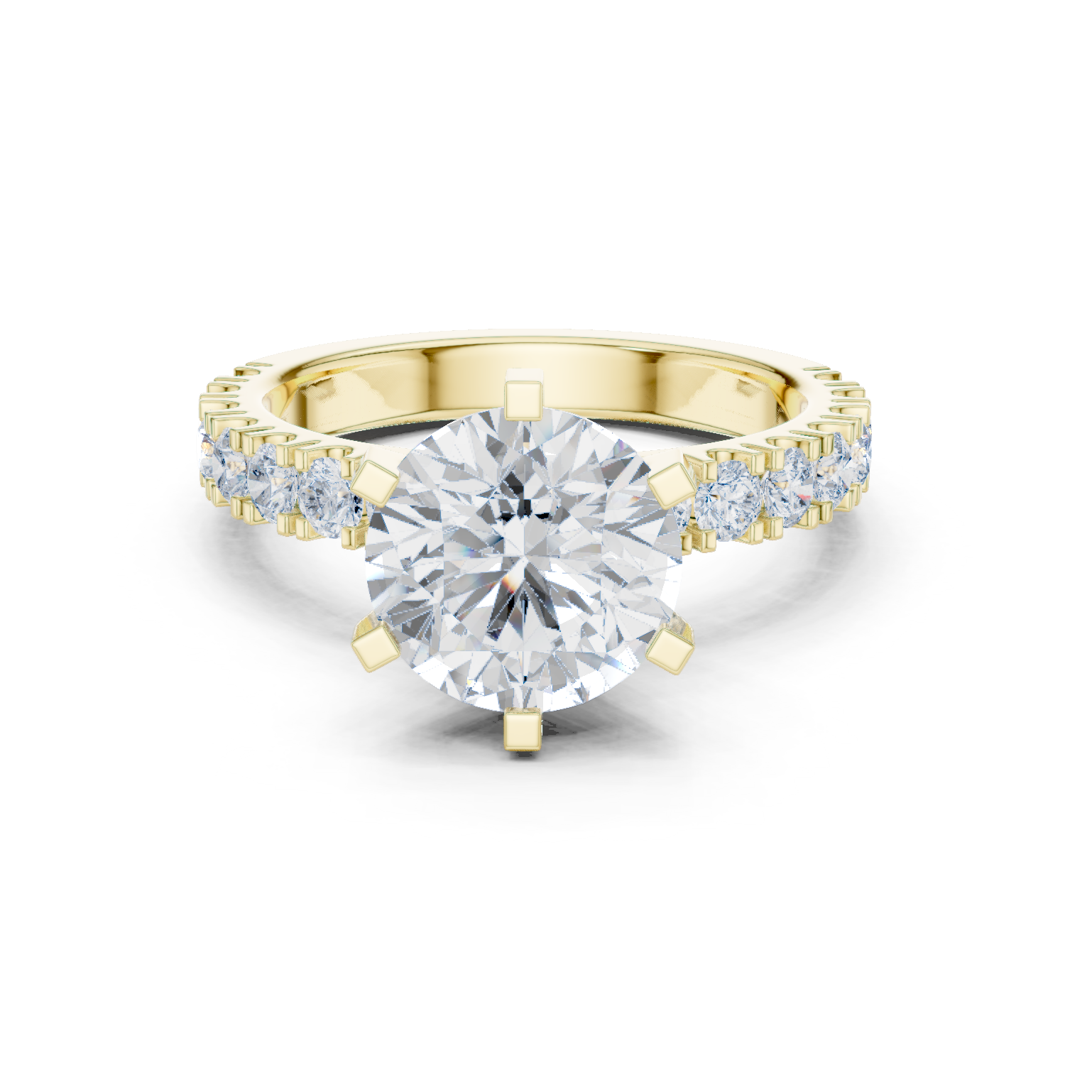 Gold Ring DDLR-722, Yellow Gold