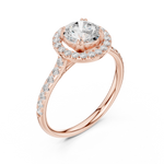 Gold Ring DDLR-792, Rose Gold, view 2