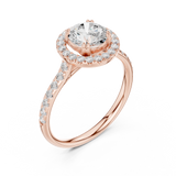 Gold Ring DDLR-792, Rose Gold, view 2